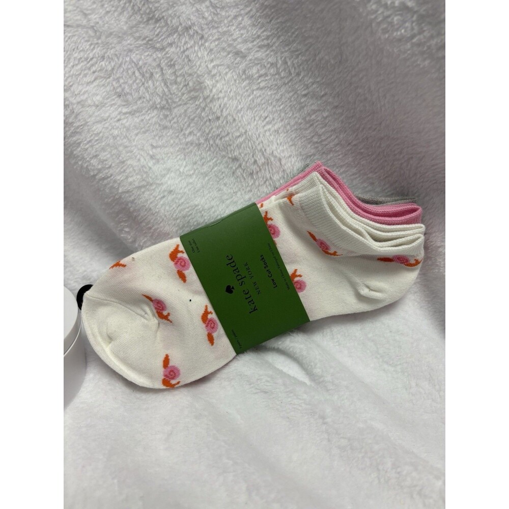 Kate Spade New York Women's Low Cut Socks 3-Pack O/S New In Package